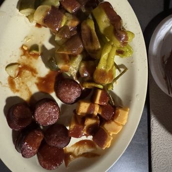 Sausage Cheese Plate